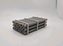 1/50 Scale 12″ Gray Pipe Trailer Load/Diorama Accessory