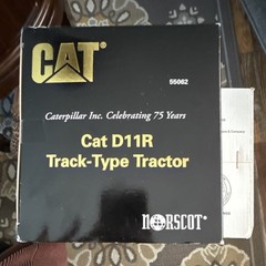 Norscot CAT Cat D11R Track-Type Tractor Diecast Model Gold/Black 55062