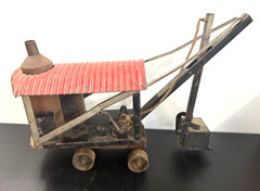 Vintage ~ 1920’s ~ Buddy L ~ Steam Shovel ~ Pressed Steel ~ FREE SHIPPING