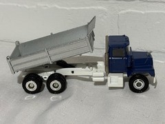 Conrad 1:50 Blue Cab Mack R Model Dump Truck #3640 With Box Diecast Metal