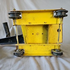 Vintage Tonka Excavator Backhoe Pressed Steel Toy Parts Or Restoration