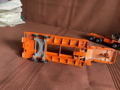 Solido Barliet Convoy Tank Transporter Construction Orange