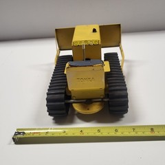 Vintage 1960’s Tonka Yellow Metal Bulldozer 9 Inches in Lenght