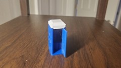 *2 pack* 1:50 scale porta-potty diorama accessory blue with white top *2 pack*