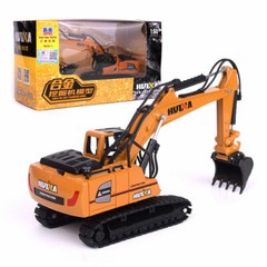 1/60 Excavator Toy Construction Vehicle Diecast Digger Truck Toys for Boys Kids