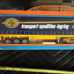 TEKNO 1/50 427 VOLVO F89 F 89 TRUCK WITH TRAILER ASG TRANSPORT