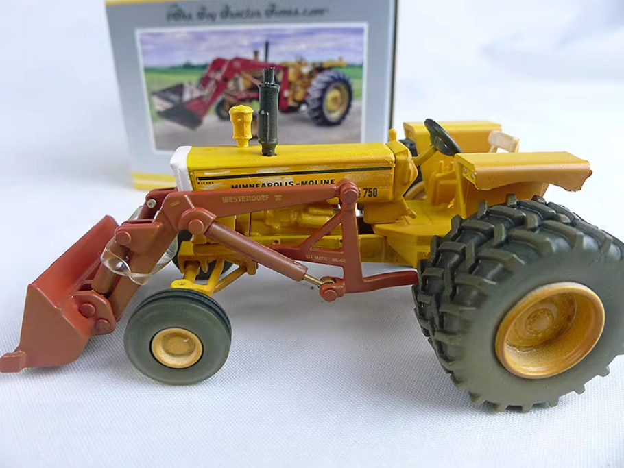 1:64 SpecCast ​CUST 1958 Toy Tractor Times MM G 750 Loader Duals Diecast Model
