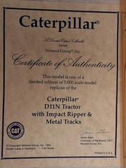 Conrad Launch Edition Caterpillar D11N Dozer with Impact Ripper, MIB