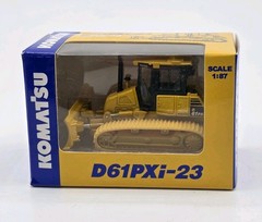 Komatsu Official Diecast Model Crawler Dozer D61PXi-23 1:87 Rare Japan Import