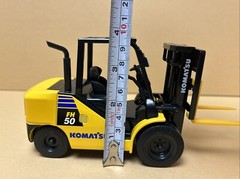 Used No Box Komatsu Model FH 50-2 Forklift 1/24 Scale Die Cast Model Cargo Ship