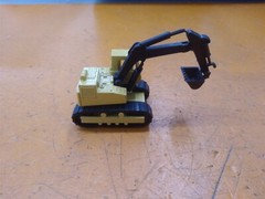 ⭐️⭐️⭐️⭐️⭐️ Hydraulic Excavator Diecast Metal #P314 Yellow