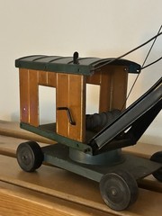 Vintage1920s Large Structo Steam Shovel Toy As Found From Local Estate