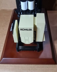1:28 KOHLER SDMO Diesel Generator Set Construction Equipment Diecast Model