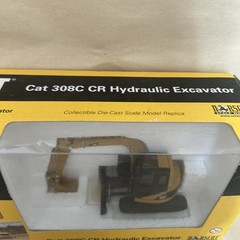 NORSCOT CAT 1:50 55129 308C CR Hydraulic Excavator Yellow box 4
