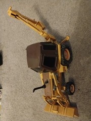 Vintage ERTL CASE 580 E 1:16 Scale Construction Loader Backhoe
