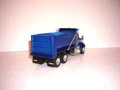 FIRST GEAR 1/50 BLUE KENWORTH T880 DUMP TRUCK SAME SCALE AS DIECAST MASTERS