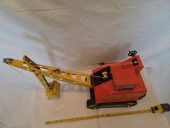 Rare Vintage Nylint Shovel Excavator Pressed Steel Toy 1960’s, Very Goood Condit
