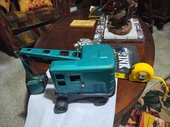 Vintage LUMAR CONTRACTORS MARX Power Shovel Crane Excavator Pressed Steel