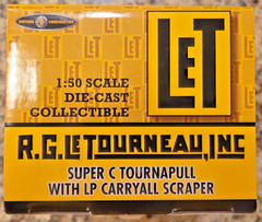 SpecCast Le Tourneau Super C Tournapull with LP Carryall Scraper (1:50)
