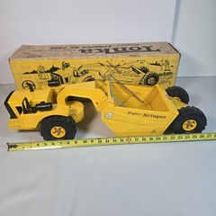 Vintage Tonka Truck Mighty Scraper Road Construction Truck Steel Pressed 1960s
