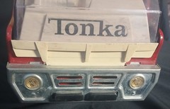 Vtg 1960s Tonka Gas Turbine Cement Mixer Truck #620 Red White NEAR MINT BEST