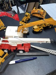 Die-Cast Caterpillar And Various Other Construction Equipment Lot FOR PARTS