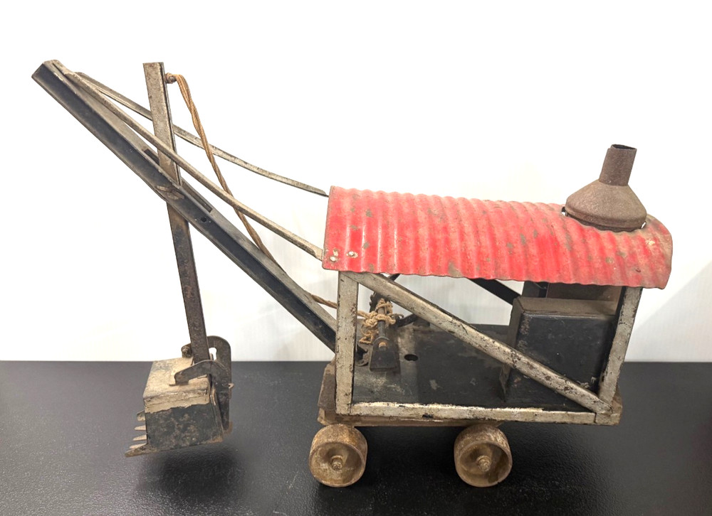 Vintage ~ 1920’s ~ Buddy L ~ Steam Shovel ~ Pressed Steel ~ FREE SHIPPING