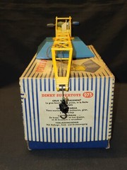 VINTAGE OLD CAST IRON 973 GOODS YARDS CRANE DINKY SUPERTOYS ENGLAND MECCANO 1950