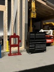 1/50 Scale Shop Kit Tool Box Parts Washer Press Compressor Diorama 3D Print