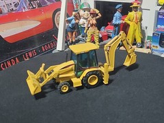 VINTAGE RARE NZG JB503 Modelle 1:50 Scale Caterpillar 416C Backhoe Loader