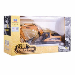 1/50 Drill Excavator Toy Construction Equipment Diecast Toy Vehicle Kids Toys