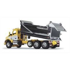 First Gear DCP 1/64 Yellow, White & Chrome Kenworth T880 Rogue Dump 60-1416
