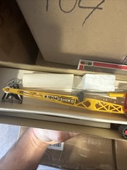 Rare Yonezawa Diapet Crawler Crane 1:50 Diecast Clamshell Bucket Japan 14-0328