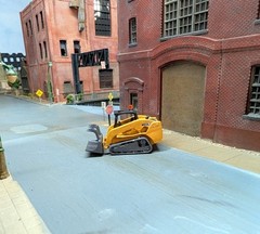 1/87 HO Scale Custom Built Case Tracked Skid Steer. 3D Printed Resin Model