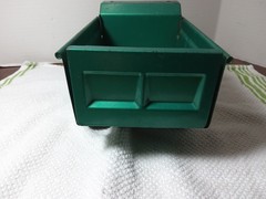 Vintage Structo Dumper Pressed Steel Collectible Truck blue/green, Nice!!