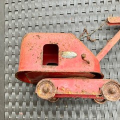 Vintage 1960’s Tonka Toy Red Metal Excavator