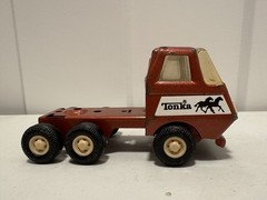 Vintage Tonka Pressed Steel Horse Semi Truck Cabover Metallic Bronze 55010