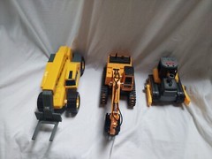 Toy Construction Equipment. Lot Of 3.