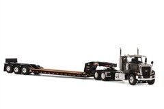 WSI 39-1006 Caterpillar CT680 Truck w/ Rogers Lowboy Trailer «GREY/BLACK» 1/50