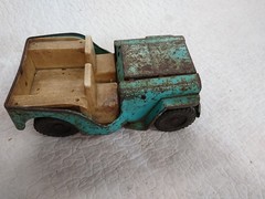 VINTAGE 1960’s TONKA JEEP PRESSED STEEL AQUA BLUE Old Rare 1960s truck