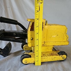 Vintage Tonka Excavator Backhoe Pressed Steel Toy Parts Or Restoration
