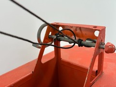 Vintage Tonka State Hi-Way Mobile Clam Crane Painted Orange Works Steel Toy 60s