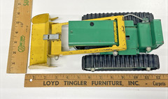 Vintage Tonka Front End Loader Green & Yellow 5» x 12»