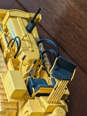 NOS Allis-Chalmers HD-3 Crawler Industrial 60 Backhoe & Blade SpecCast 1/16