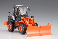 1/35 Hitachi ZW100-6 Multi-Plow Wheel Loader (Snowplow) Construction Machinery (
