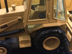 NZG #378 CAT Caterpillar 428 Backhoe Loader w/ Hammer – 1:50 – Limited Edition