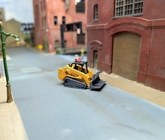 1/87 HO Scale Custom Built Case Tracked Skid Steer. 3D Printed Resin Model