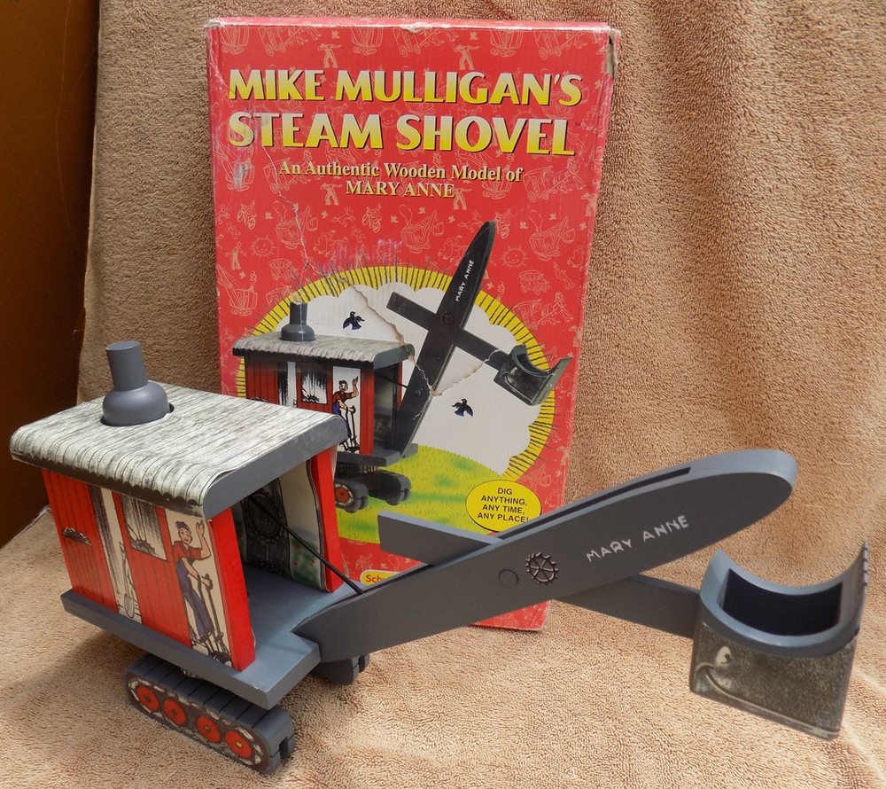 Mike Mulligan’s Steam Shovel 1999 Limited Edition 60th Anniversary Wooden Toy