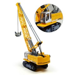 1:87 Scale Excavator Crane Diecast Toy Metal Construction Vehicle Model Figure