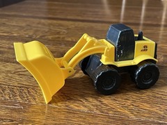 Construction Site Trucks Yellow DIG Toy Lot of 7 Cement Truck, Scoop, Roller